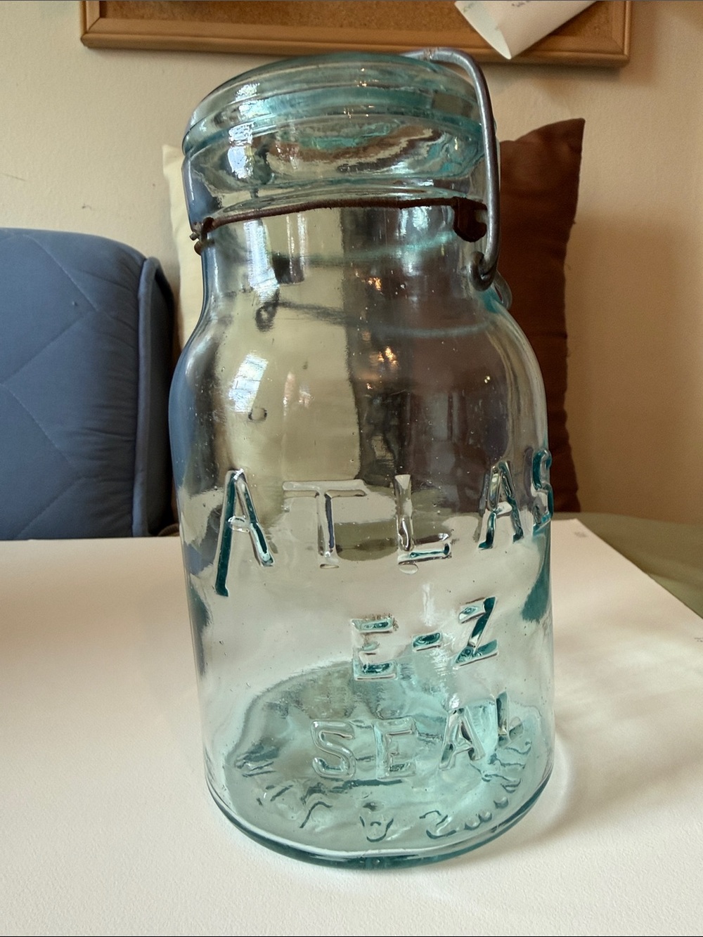 Vintage atlas easy seal jar